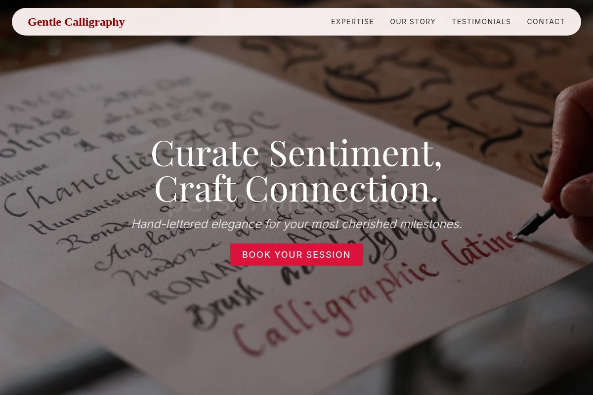 Gentle Calligraphy