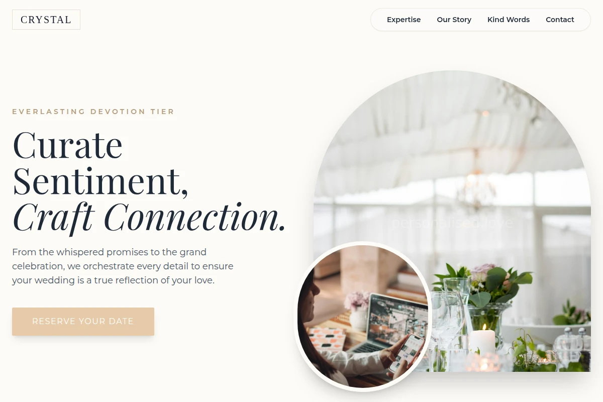 Crystal Wedding Planner