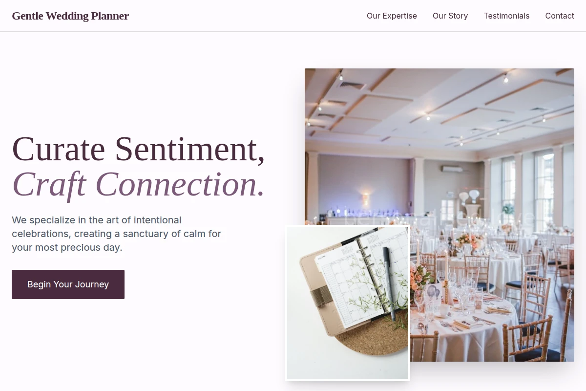 Gentle Wedding Planner